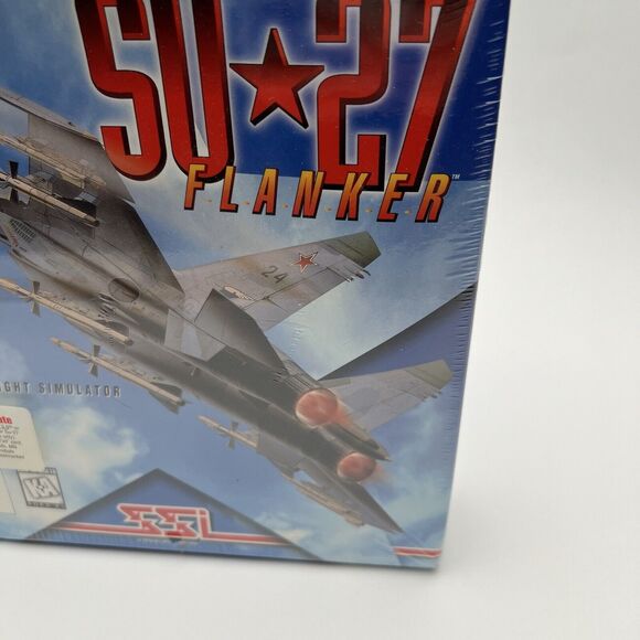 SU-27 Flanker The Military Flight Simulator 1995 Computer Game Sealed Brand New - Picture 5 of 16